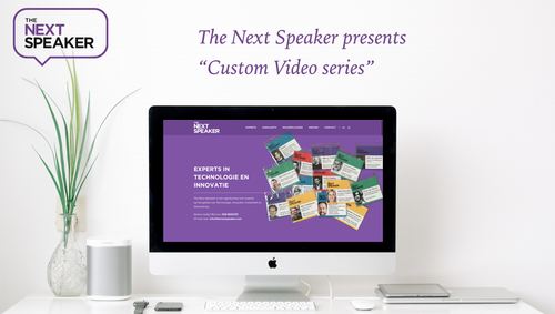 The next speaker custom video series